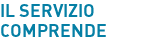il servizio comprende